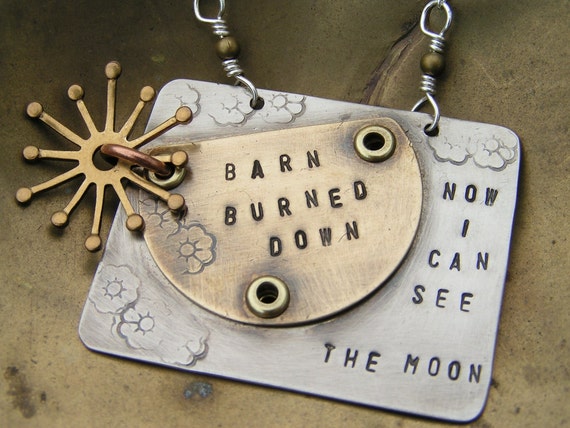 Barn Burned Down Necklace