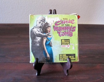 Vintage 8mm The Curse of the Mummy's Tomb Home Movie / Movie Monster Film Reel