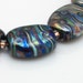 Multicolour Freehand Pillow Lampwork Beads, Handmade, SRA