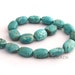 Robin's Egg Blue Turquoise Color Dyed Magnasite 20mm Smooth NUGGET beads 15" Aprox 17 beads