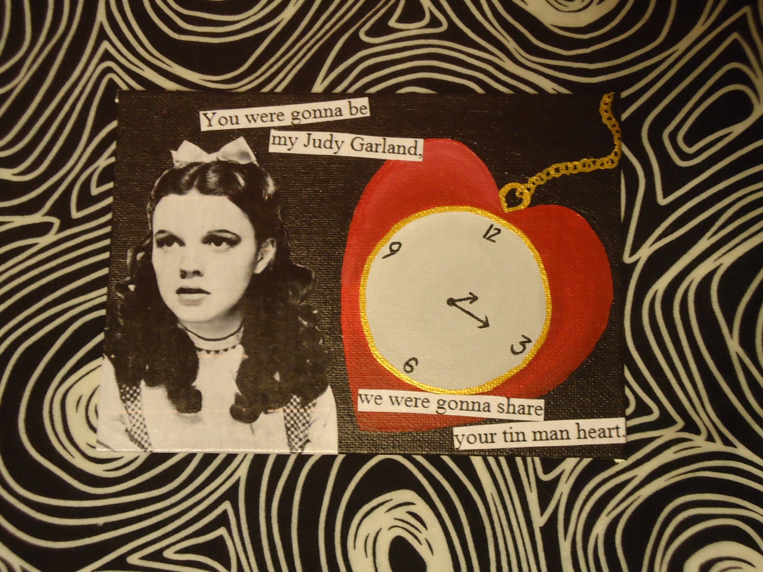 We Were Gonna Share Your Tin Man Heart by valderie on Etsy