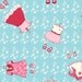 Michael Miller Fabric Just stay Little Turquoise 1 yard