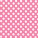 Michael Miller Fabric Ta Dot Candy Pink Half yard cut, yardage available