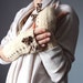 Crochet Fingerless Gloves Mittens Arm Warmers Beige Cream epictt Casual Eco-Friendly satin ribbon animal print brown bow