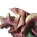 Nuno Felted scarf Wool Silk Powder Pink / Mint / Taupe / Beige collage Abstract Contemporary Original Modern Art