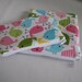 Reusable Machine Washable Zippered BPA-Free Snack-Loc Large Sandwich Small Snack Bag Set - Birds Spring Turquoise Pink Green