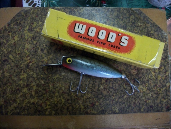 Vintage Woods Deep R Doodle Fishing Lure in Original Box from