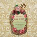 Vintage Perfume Label Image Charm