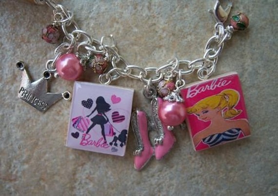 Items similar to Barbie Charm Bracelet on Etsy