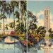 Vintage Florida Postcard - Cypress Gardens, Singing Tower and Map of Central Florida (Unused)