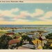 Vintage Nantucket Postcard - Aerial View of Nantucket (Unused)