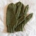 Men's Trigger Finger Mittens - Forest green