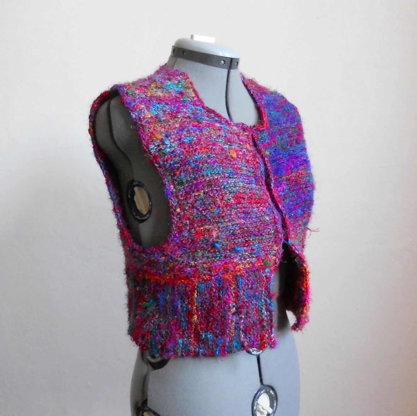 Knitting Pattern PDF Sari Silk Vest