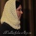 Number 10 Beginner Knitting Pattern Cream Cowl