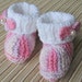 Number 41 Knitting Pattern Princess Booties Size Newborn- 3 months