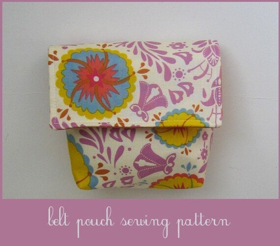 Belt Pouch PDF Sewing Pattern Great for Guys or Girls