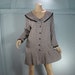 Gingham Sailor Dress- 1990's- Drop Waist- Black & White