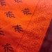 Reserved For Cat - Indian Cotton Saree Fabric Orange Brown - Bagh Print Madhya Pradesh - Hand Blocked Printed Vegetable Dyes 023