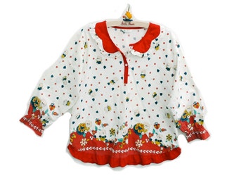 70s Cotton Top Womens XS Small Little Girl Sweetness