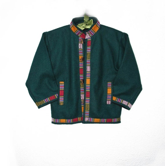 Wool Jacket from Nepal Boy or Girl size 4 to 5