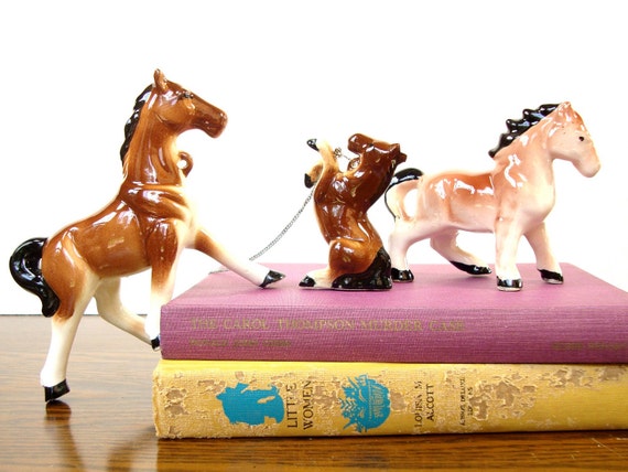 vintage horse figurines japan