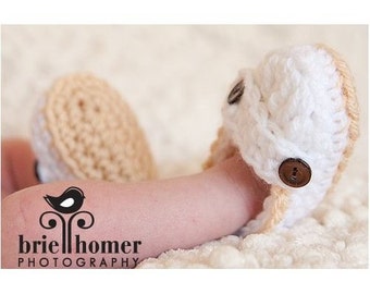 CHRISTMAS IN JULY Sale! Baby Booties, Baby Loafers, Baby Loafer Booties, Crochet baby booties