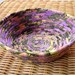 Purple Haze Fabric Bowl