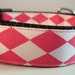 Pink Triangles Dog Collar