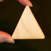 12 - Triangle - 2 x 2 x 1/8 inch unfinished wood