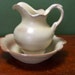 Frankoma Pitcher and Bowl Desert Gold LESS than HALF PRICE because I chipped it