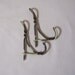 Antique Wire Hooks Rustic Twisted Wire Design with Screw in Hooks