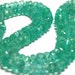 light teal Apatite faceted gemstone rondells full strand bargain