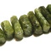 Grossularite garnet faceted side drilled nuggets gemstone beads full strand