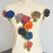 ALL ROSES - Multicolor 3D Rose Scarf/Larit/Belt