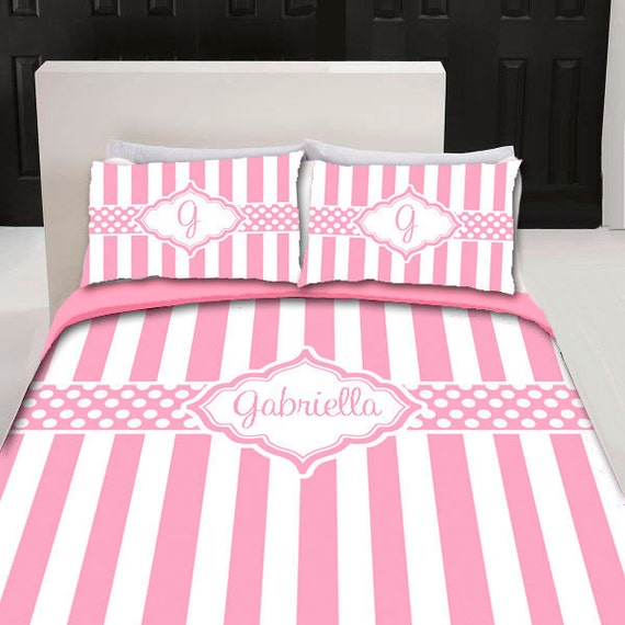 Personalized Custom Bedding Duvet Cover and Shams by redbeauty