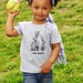 I Love Bunnies Bunny Rabbit Spring Toddler Tshirt, Organic Cotton Girl Boy Tee, Heather Grey, 2T, Ready to Ship