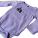 Ready to Ship, Squeaky Antique Tricycle Baby Onesie, Hand-Printed Lithograph, Organic Cotton Bodysuit, 3-6mos
