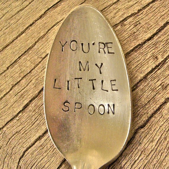 Items similar to You're my Little Spoon Customizable Spoon on Etsy