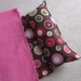 Nap Mat. Girls, Personalized free, Great for Daycare, Preschool or Kindergarten. Chocolate with Pink Dots