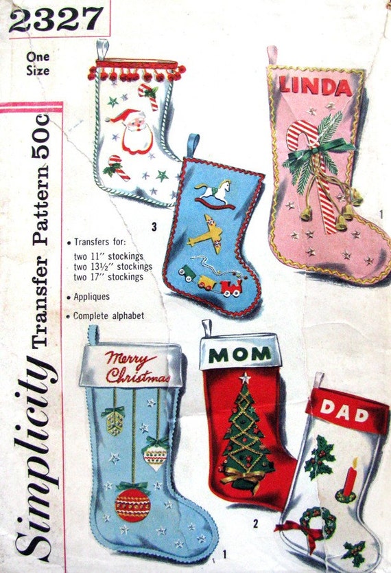 vintage-50s-christmas-stocking-pattern-simplicity-2327