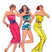 80s Strapless Dress Romper & Jumpsuit Vintage Pattern Butterick 3172 Bust 31 Junior