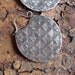 Sterling Silver Hoop Earrings, Large Sterling Hoops, Metalsmith Hoop, Textured Hoops, Ethnic Tribal Hoops