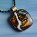 Handmade Dichroic Fused Glass Necklace