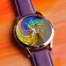 Handmade Dichroic Fused Glass Watch