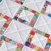 SALE SALE SALE - Pieced Border Scrap Quilt - Modern and Fresh Lap Quilt or Throw