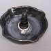 Black Ring Holder with Crackle Effect