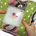 Minky Rag I Spy Bag - Penny Lane Paisley, educational toy, quiet game, eye spy bag, girl birthday party gift, party favor - Ready to ship