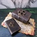 Gothic Medieval Cross book set ooak dollhouse miniature in one inch scale
