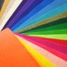 24 colors of Eco-Fi felt made in USA from recycled post-consumer plastic bottles - 9 inch by 12 inch pack Kunin Rainbow Classic