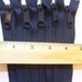 Five Navy 12 inch Hand bag YKK zippers with extra long pull - nylon coil 4.5 - YKK color 519
